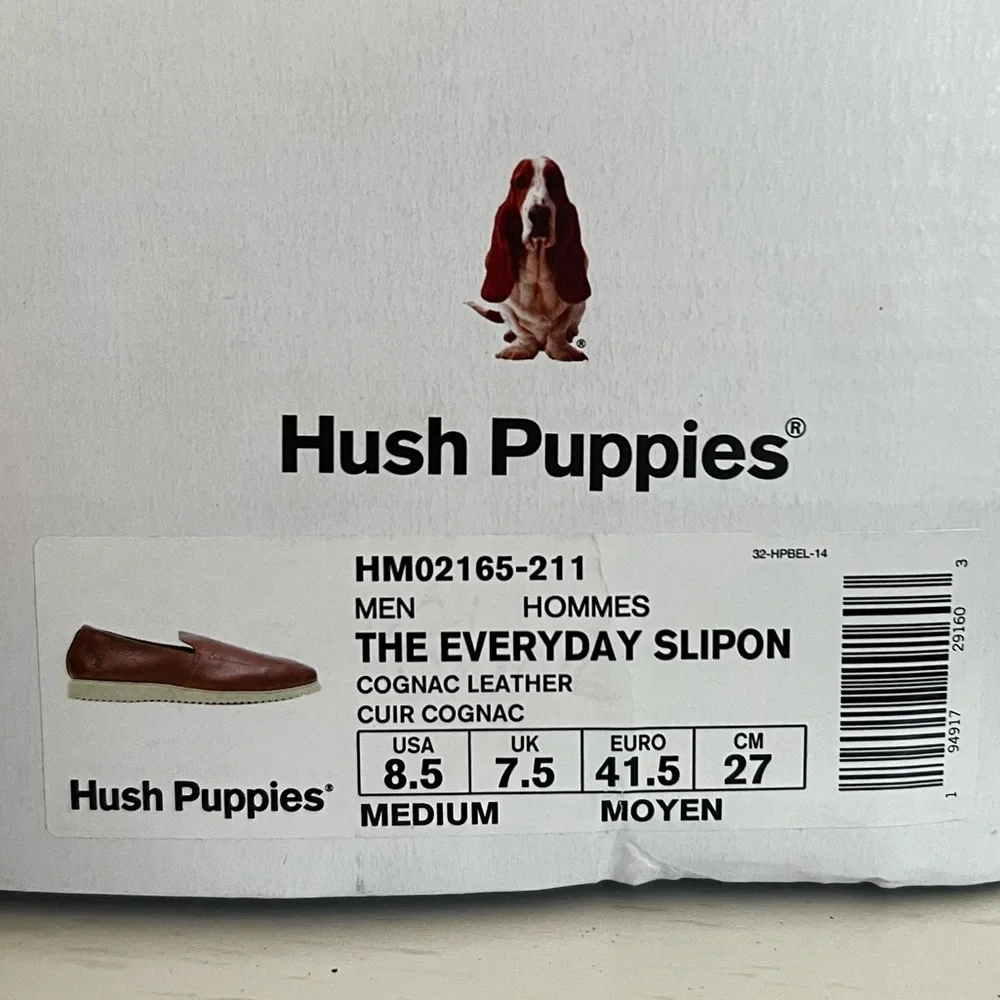 Hush Puppies - The Everday Slipon - Cognac Leather - 8.5M - new - Picture 14 of 16